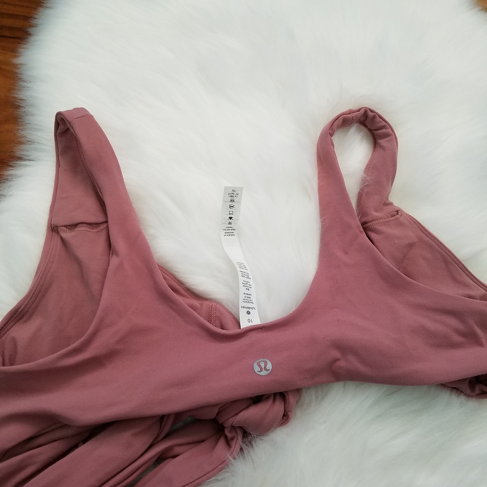 Lululemon still Your mind bra quicksand pink 10 - Picture 3 of 7
